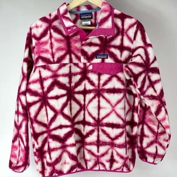 Patagonia Sweaters - Patagonia Synchilla RARE Pink SnapT Pullover Mediu